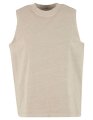 Dames T-Shirt Build Your Brand Vintage Washed Sleeveless Tee Chalk Dust